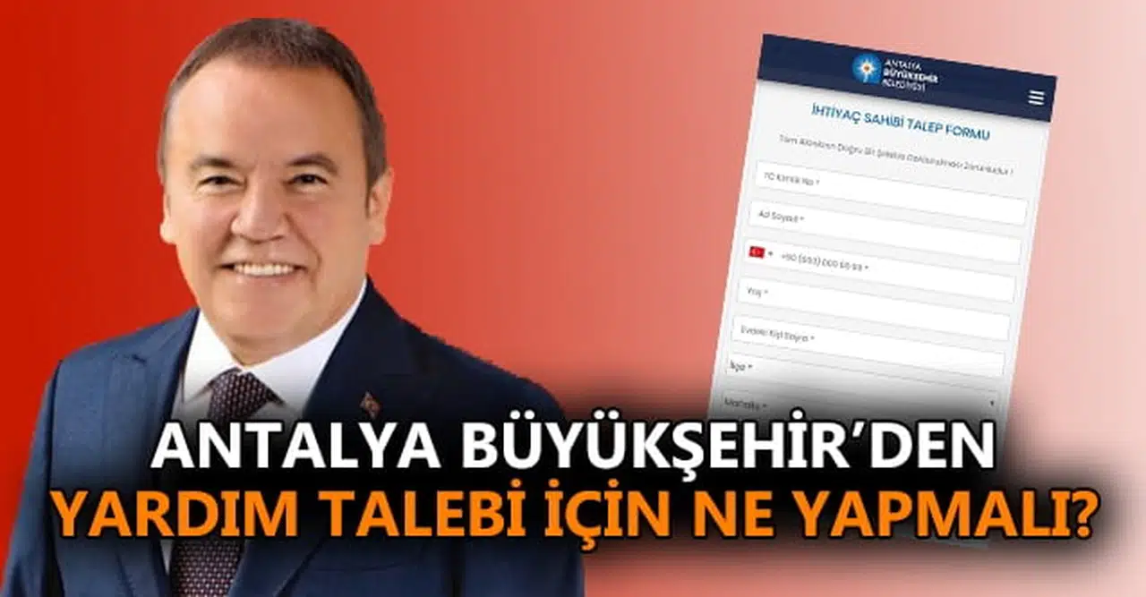 Antalya Büyükşehir Belediyesi Ramazan Yardımı Başvurusu