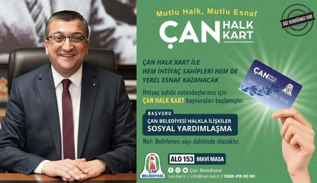 Çanakkale Belediyesi Halk Kart Başvurusu ve Başvuru Formu
