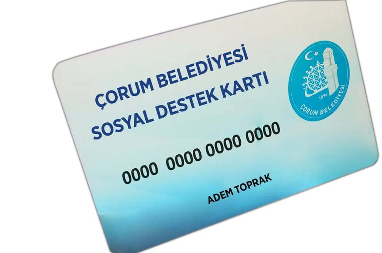 Çorum Belediyesi Sosyal Yardım Kartı Başvurusu ve Başvuru Formu