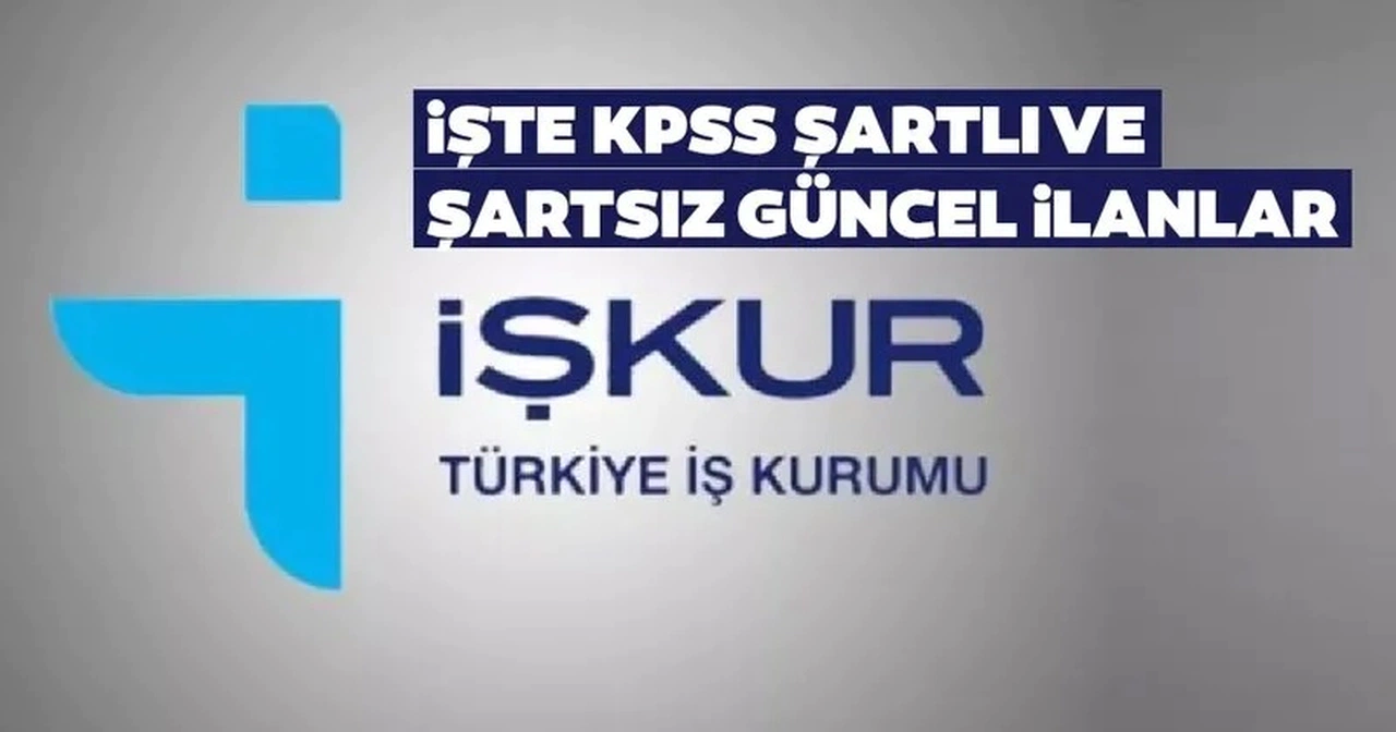 İŞKUR İlkokul Mezunu 7.053 KPSS Şartsız Personel Alımı İlanı Yayınladı