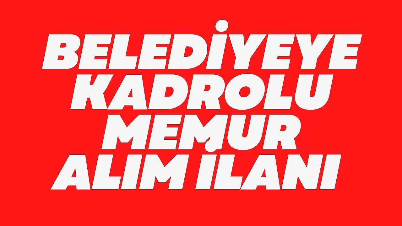 Belediyeler Kadrolu Memur Alımı Yapmaya Başladı! İŞKUR Düşük KPSS Puanı İle Belediyede Memur Oma Şansı