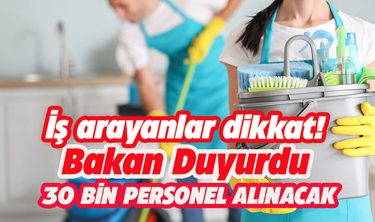 MEB 30 Bin Temizlik Görevlisi Alımı İçin Düğmeye Bastı! Bakan Talimat Verdi