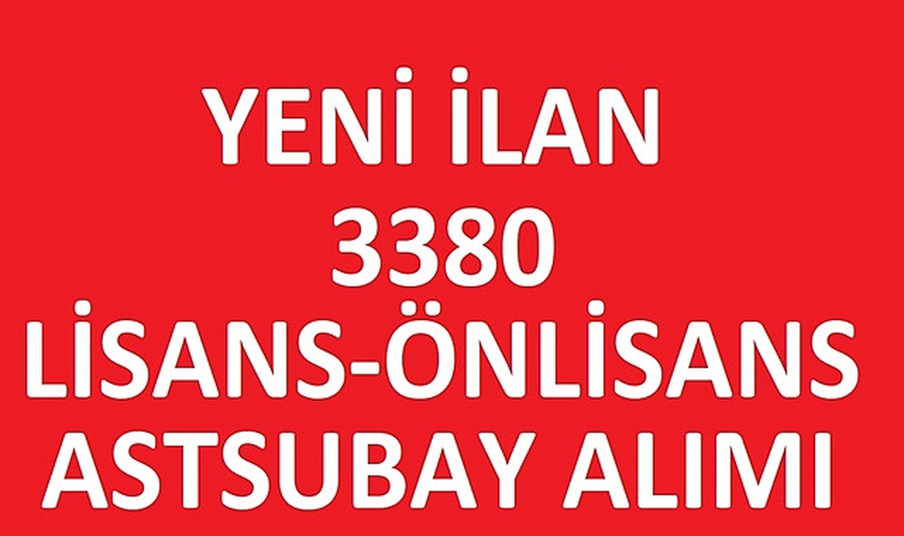TSK 3380 Astsubay Alımı: Kontenjan Dağılımı ve Başvuru Süreci Detayları