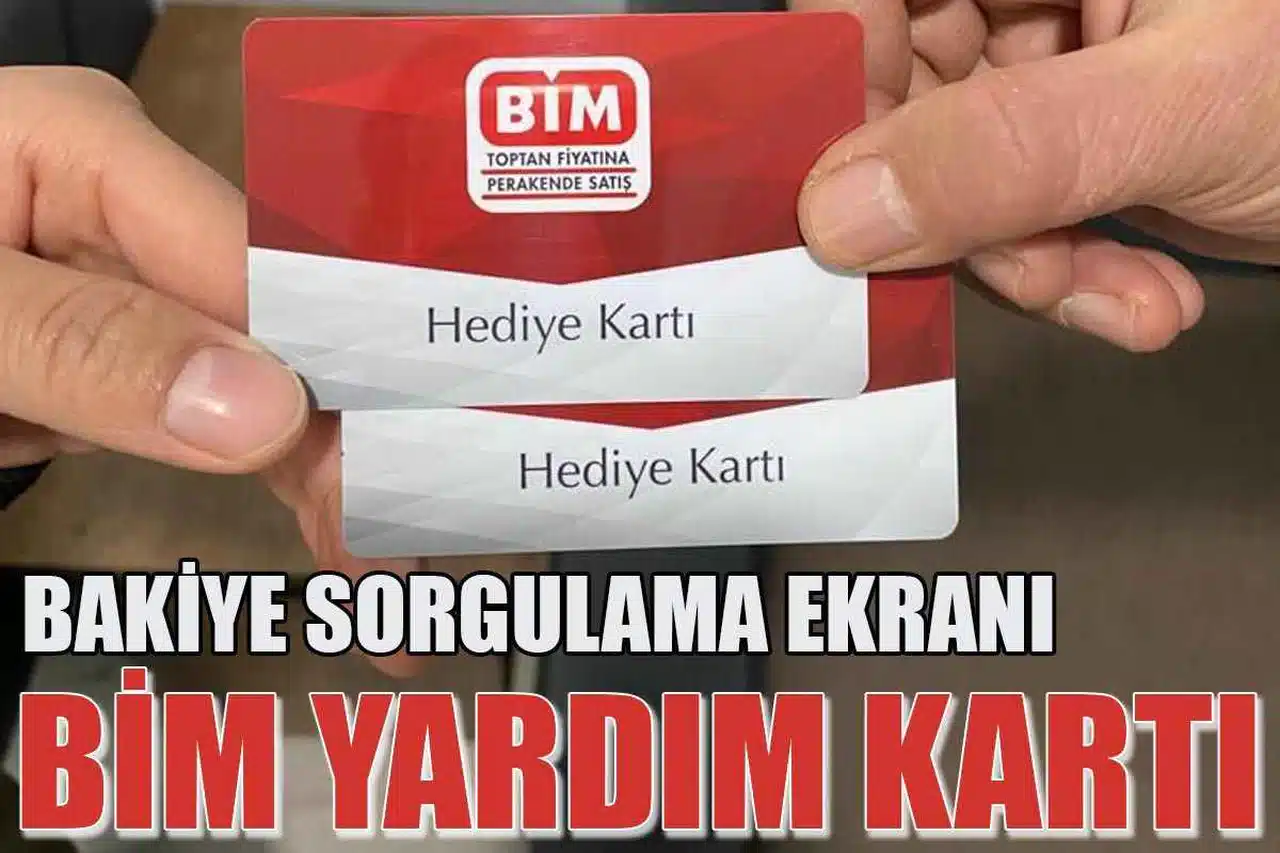 3000 TL BİM Yardım Kartı Nasıl Alınır? BİM Market Kartı Başvurusu