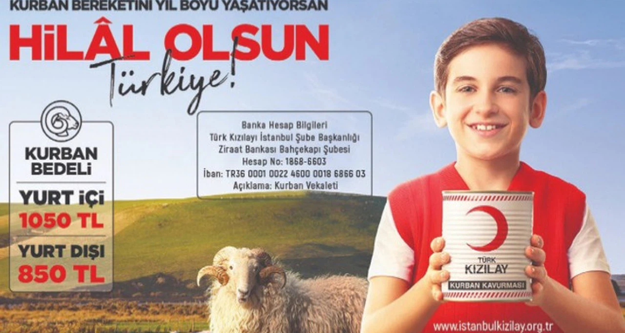 Kızılay Kurban Bayramı yardımı başvurusu başladı. Erzak ve para yardımı verilecek