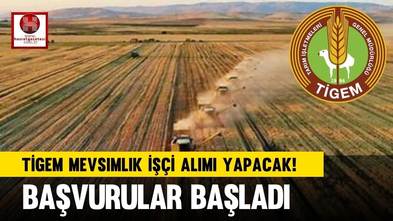 TİGEM 306 İşçi Alımı Yapacak. Başvurular Başladı