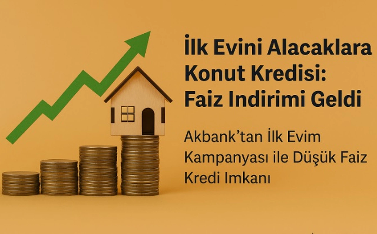 İlk Evini Alacaklara Müjde: Konut Kredisi Faizlerinde İndirim Başladı!