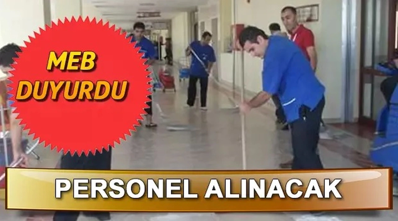 2025-2026 Eğitim Yılında Okullara Temizlik ve Güvenlik Görevlisi Alımı Yapılacak! İşte Başvuru Şartları ve Detaylar