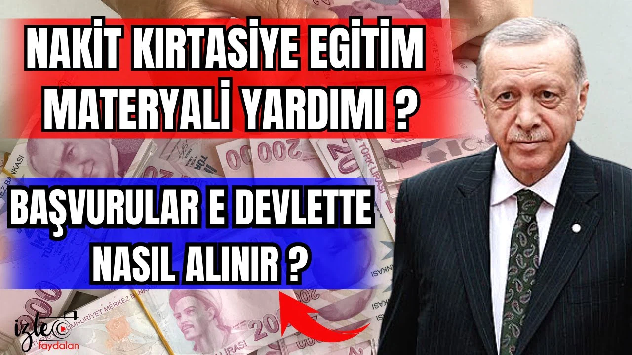 Eğitim Materyali Yardımı: Başvuru Şartları, Miktarı ve Ödeme Tarihleri