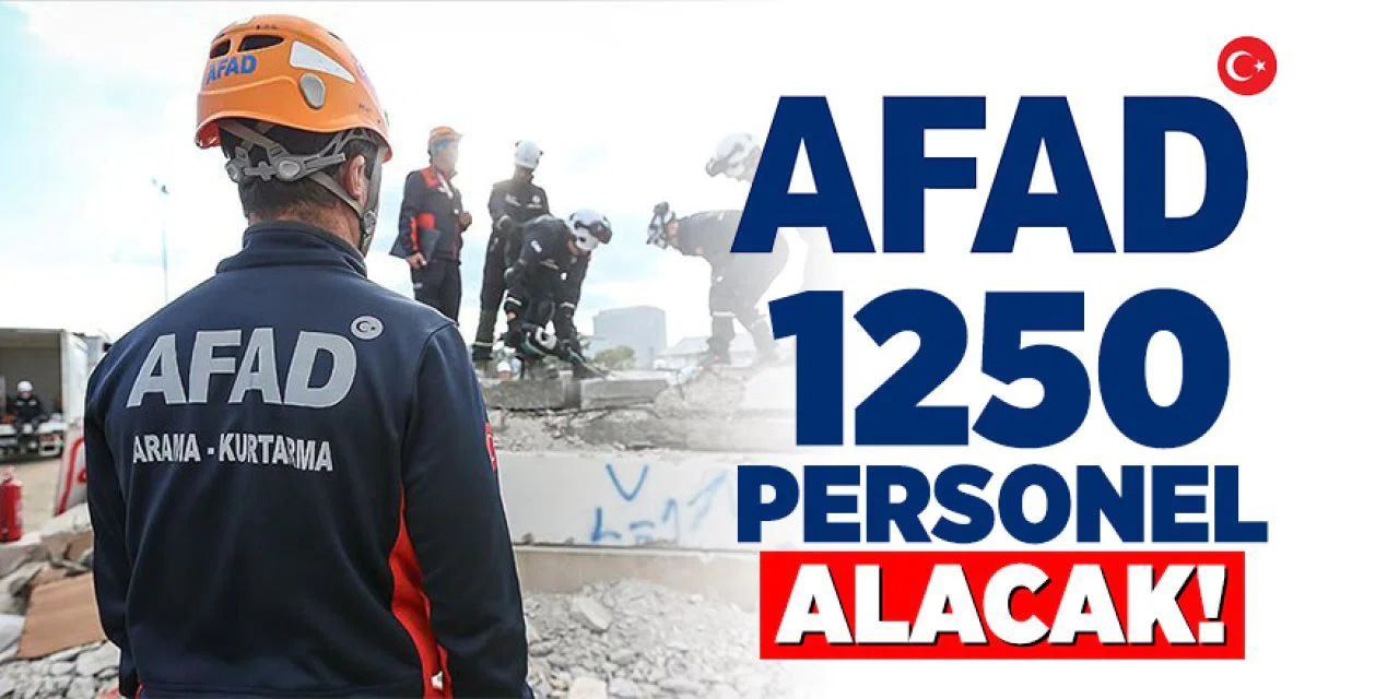 AFAD 1.250 Personel Alımı Başladı! 81 İl İçin Başvurular 5 Kasım’da e-Devlet Üzerinden Alınacak