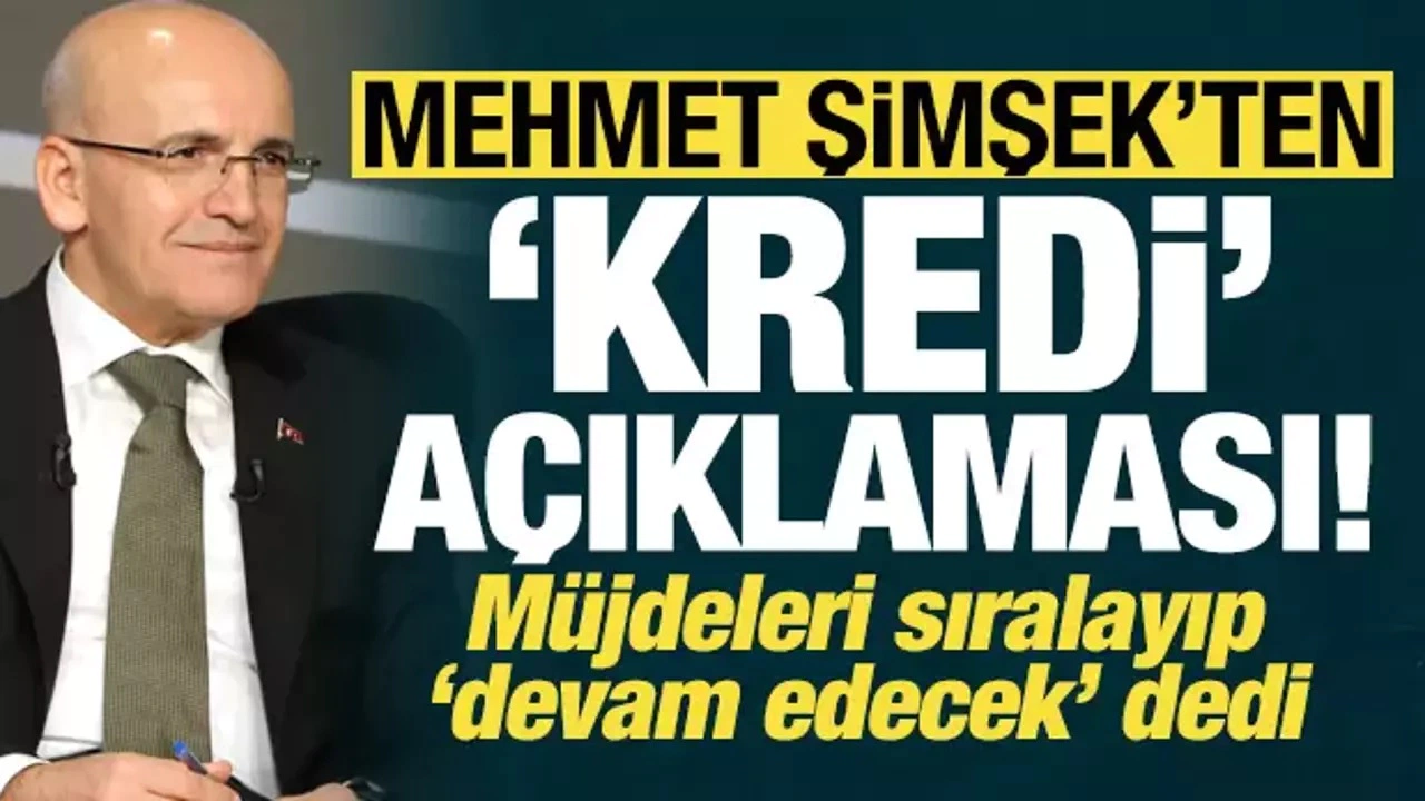 Mehmet Şimşek’ten Müjde: Konut ve Taşıt Kredisi Faizleri Düşecek