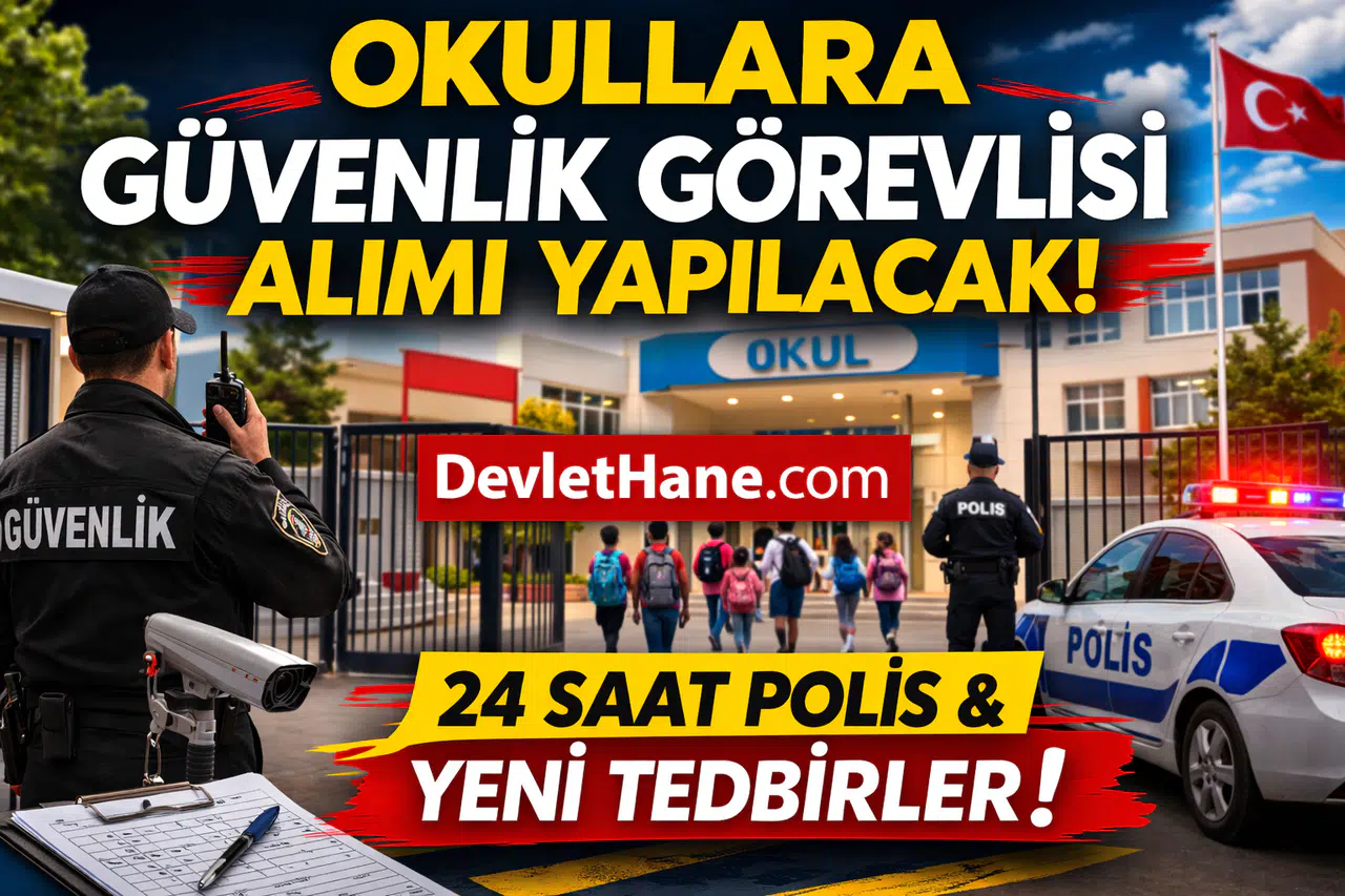 Okullarda Güvenlik Artıyor: Güvenlik Görevlisi Alımı Gündemde