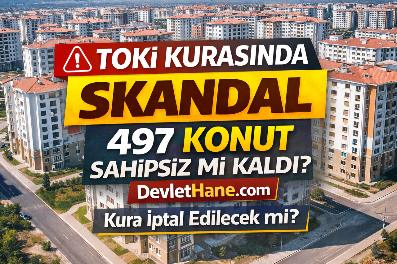 TOKİ Kurasında Tartışma: 500 Bin Sosyal Konut Çekilişinde 497 Konutun Sahipsiz Kaldığı İddiası