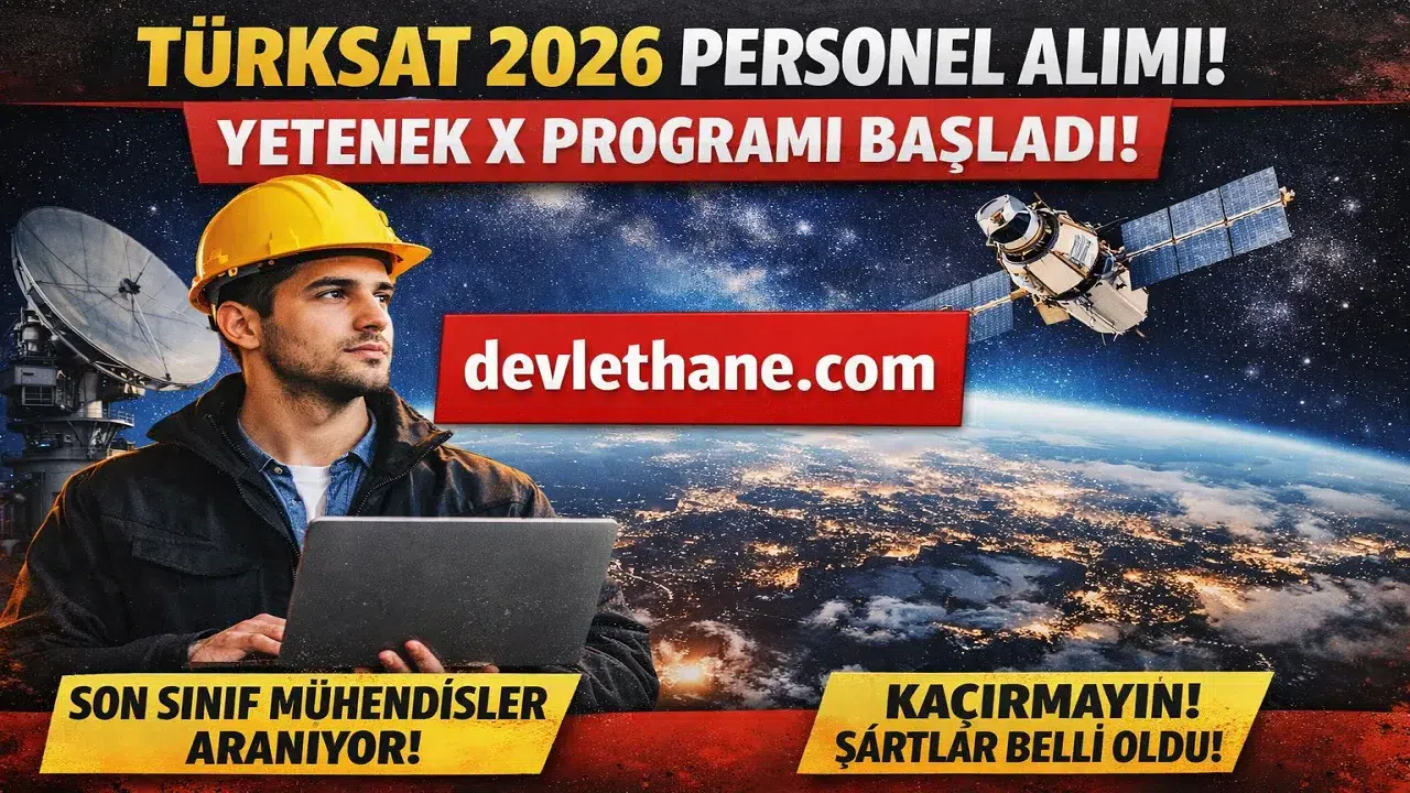 TÜRKSAT 2026 Personel Alımı Başladı! Yetenek X Programı ile Doğrudan İş Fırsatı
