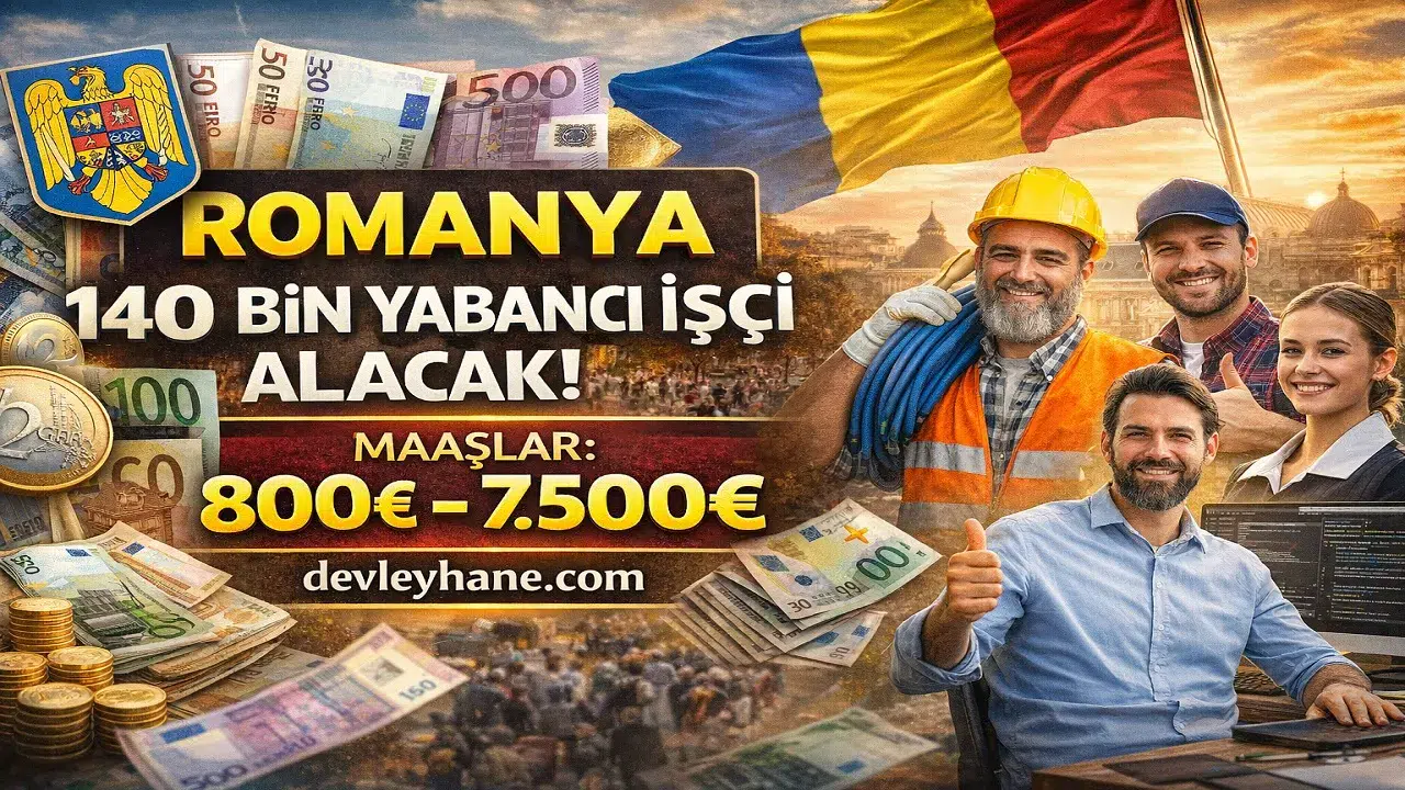 Romanya 140 Bin İşçi Alacak! Maaşlar 7.500 Euro’ya Kadar Çıkıyor