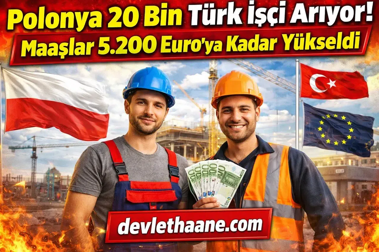 Polonya 20 Bin Türk İşçi Arıyor! Maaşlar 5.200 Euro’ya Kadar Yükseldi