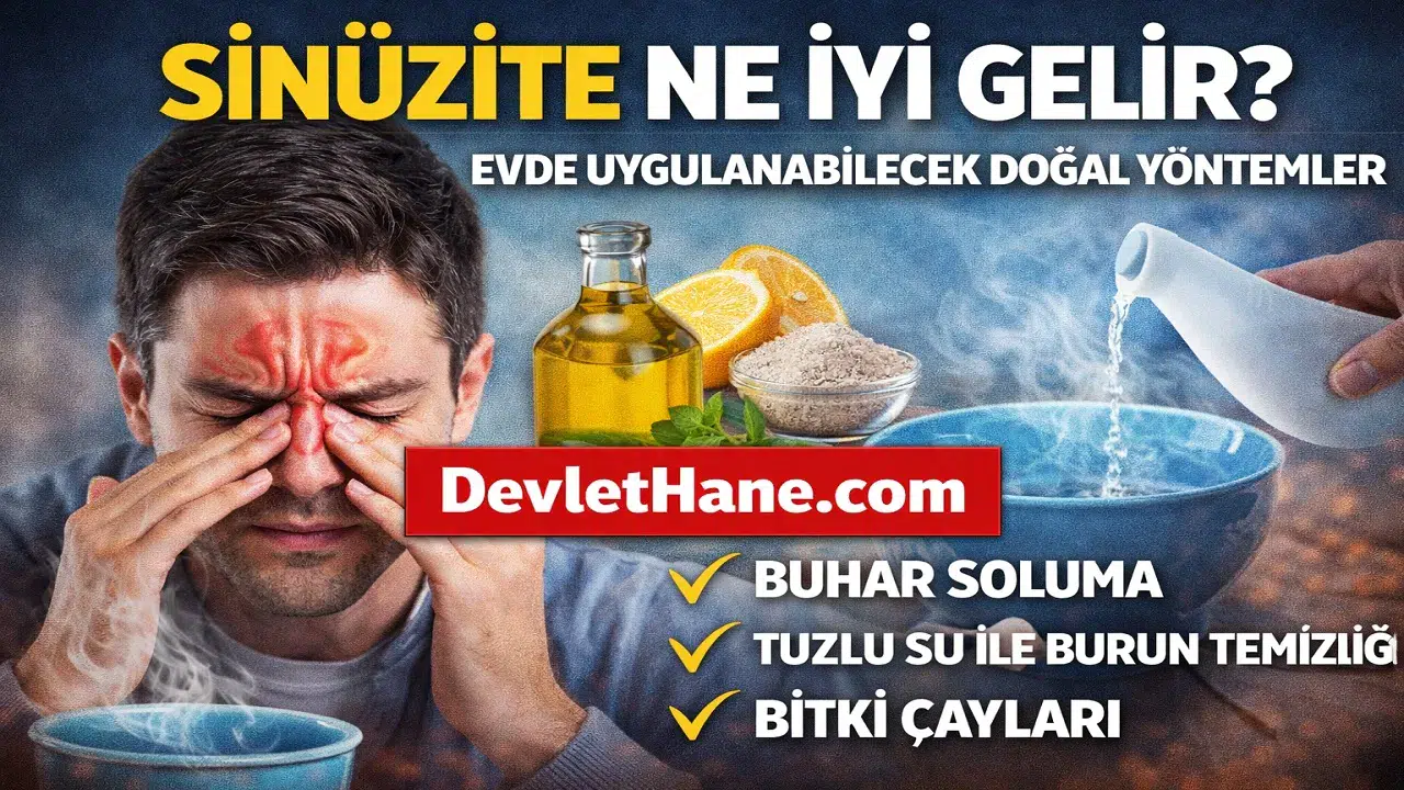Sinüzite Ne İyi Gelir? Evde Uygulanabilecek Doğal Yöntemler ve Uzman Önerileri