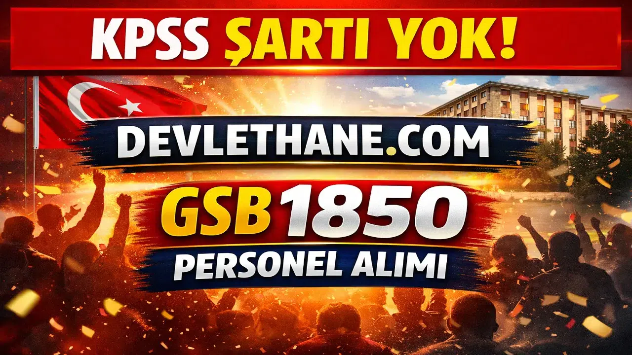 Gençlik ve Spor Bakanlığı 1850 Personel Alımı Başladı! TYP Başvuruları Açıldı