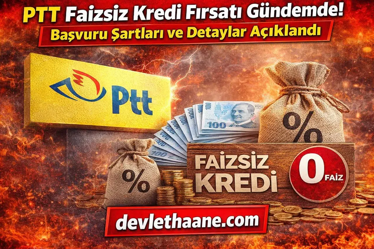 PTT Faizsiz Kredi Fırsatı Gündemde! Başvuru Şartları ve Detaylar Açıklandı