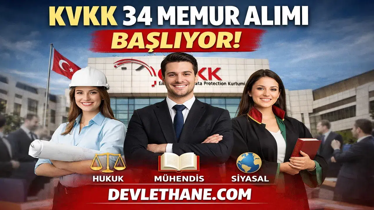 KVKK 34 Memur Alımı Başvurusu Başlıyor: KPSS Şartı, Kadrolar ve Tüm Detaylar