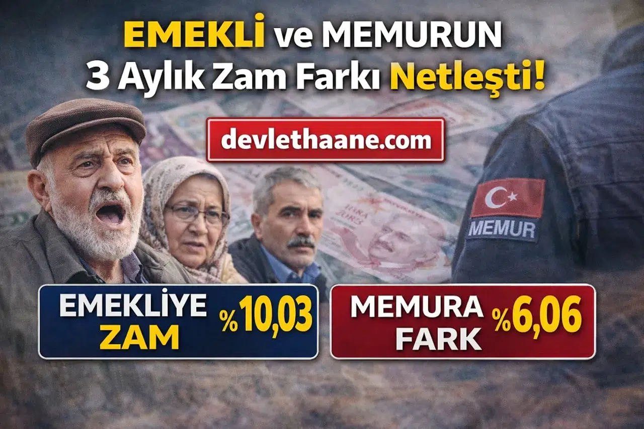 Emekli ve Memur Maaş Zammı 2026: 3 Aylık Enflasyon Farkı Açıklandı!