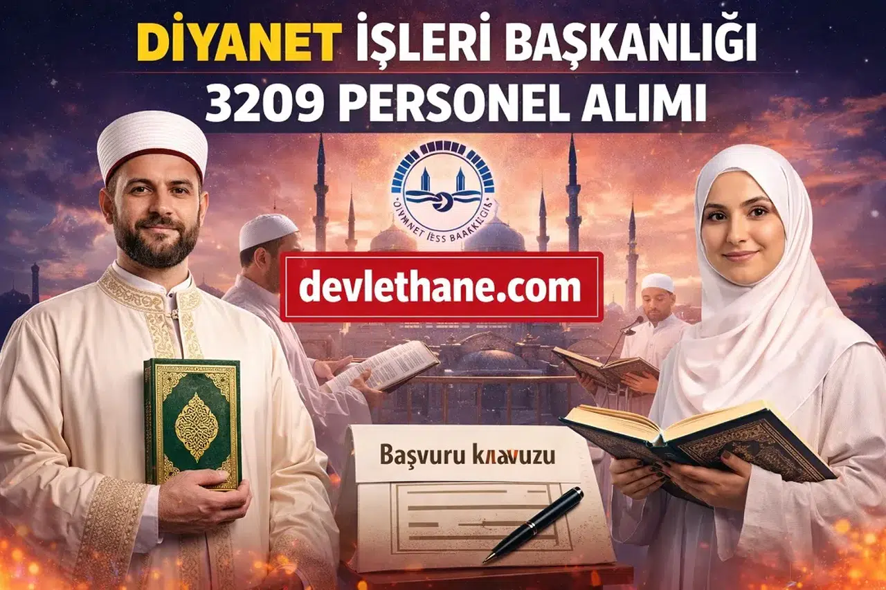 Diyanet 3209 Personel Alımı Başvuru Kılavuzu Yayımlandı! İmam Hatip ve Kur’an Kursu Öğreticisi Alımı Başlıyor