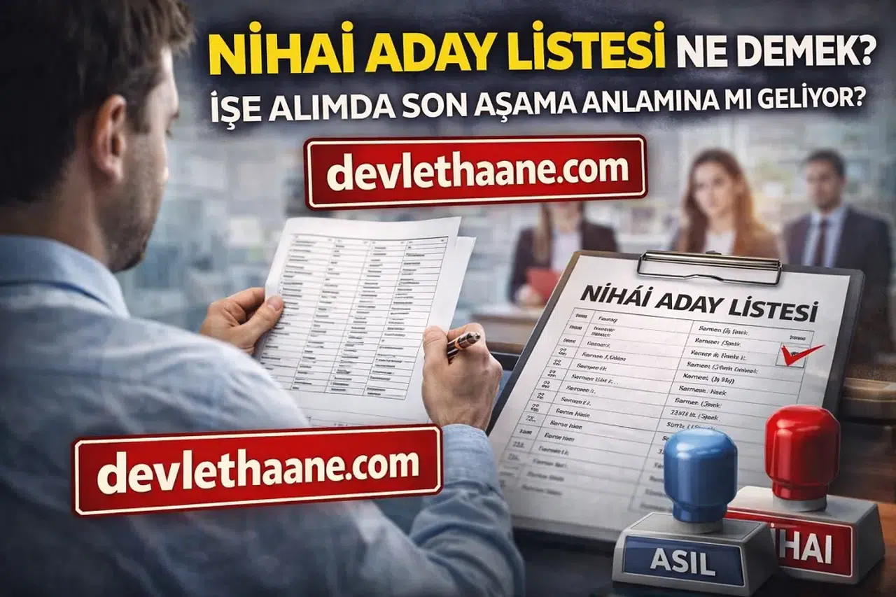 Nihai Aday Listesi Ne Demek İşe Alımda Son Aşama Ne Anlama Geliyor
