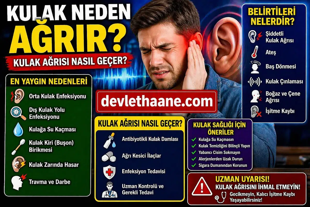Kulak Neden Ağrır? Kulak Ağrısı Nasıl Geçer? Uzmanlardan Önemli Uyarılar