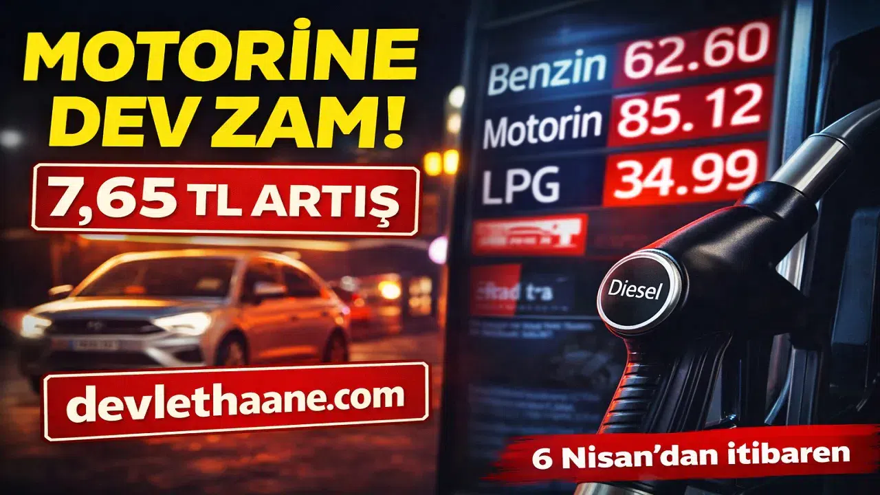 Motorine 7,65 TL Zam Geliyor 6 Nisan’dan İtibaren Fiyatlar Uçacak