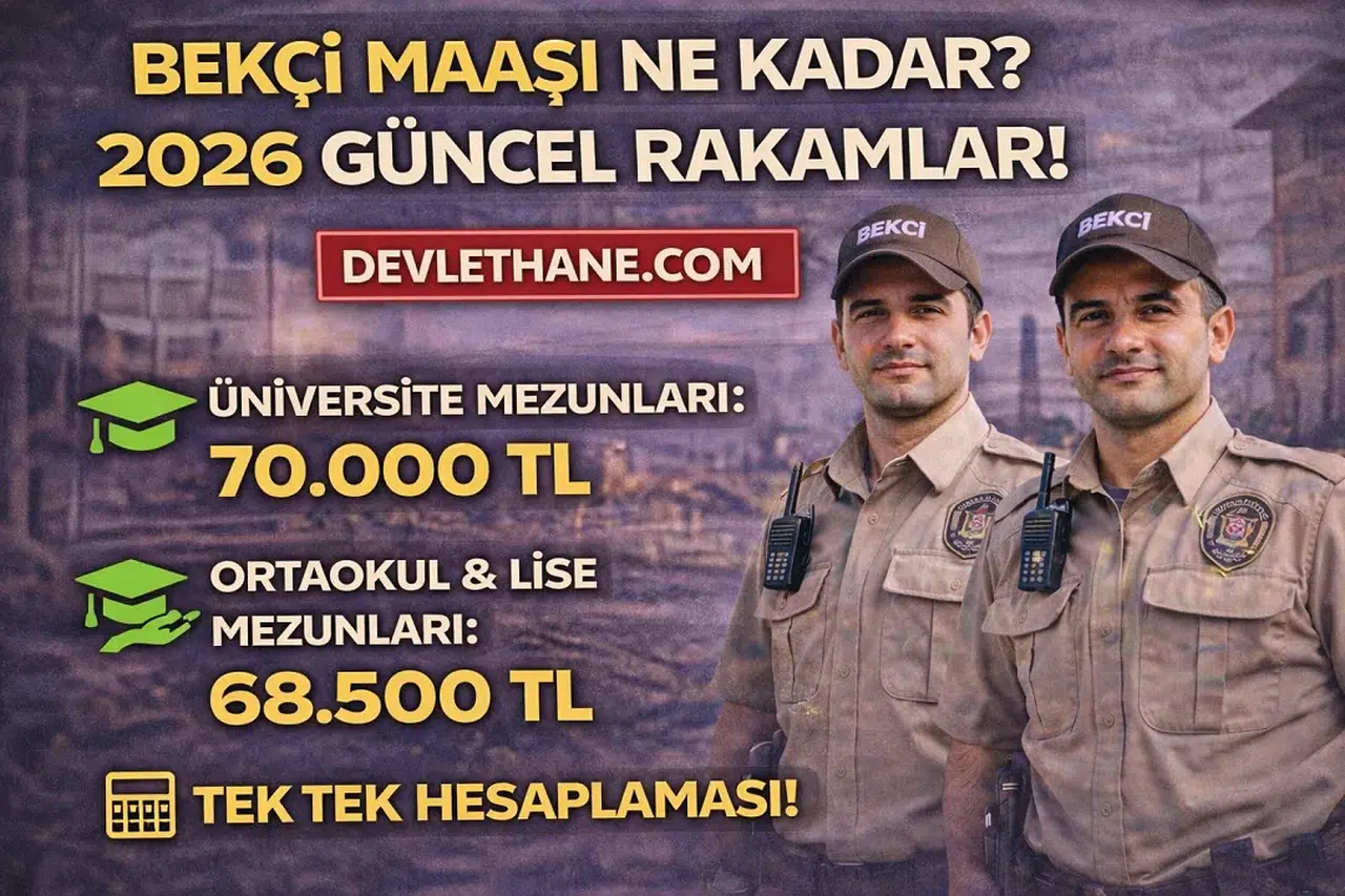 Bekçi Maaşı Ne Kadar? 2026 Güncel Maaşlar, Eğitim Durumuna Göre Hesaplama ve Tüm Detaylar