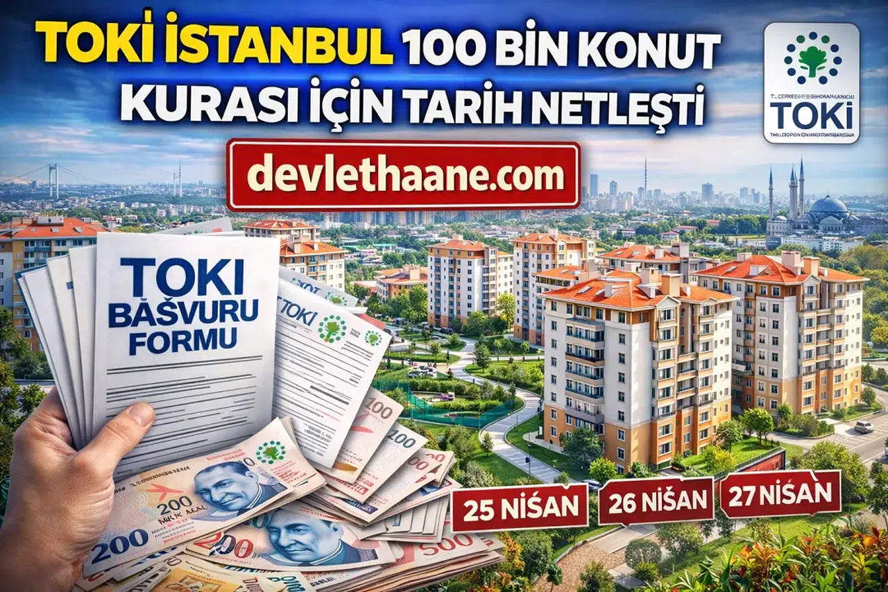 TOKİ İstanbul 100 Bin Konut Kurası İçin Tarih Netleşti