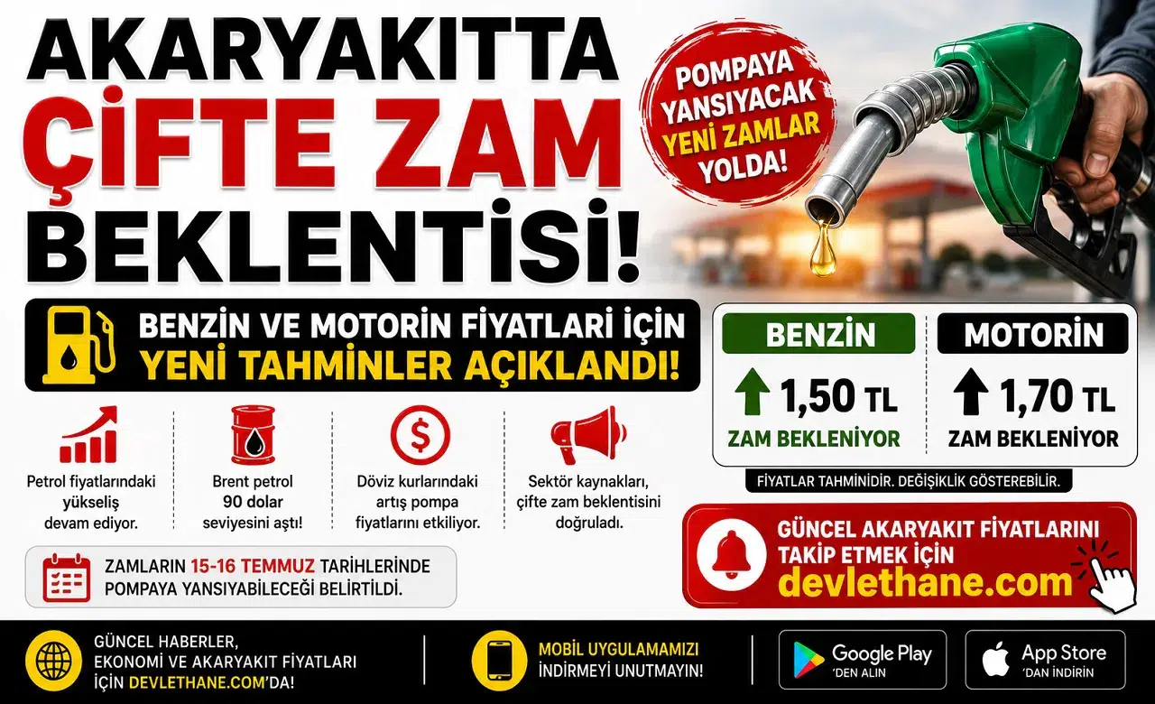 Akaryakıtta Çifte Zam Beklentisi! Benzin ve Motorin Fiyatları İçin Yeni Tahminler