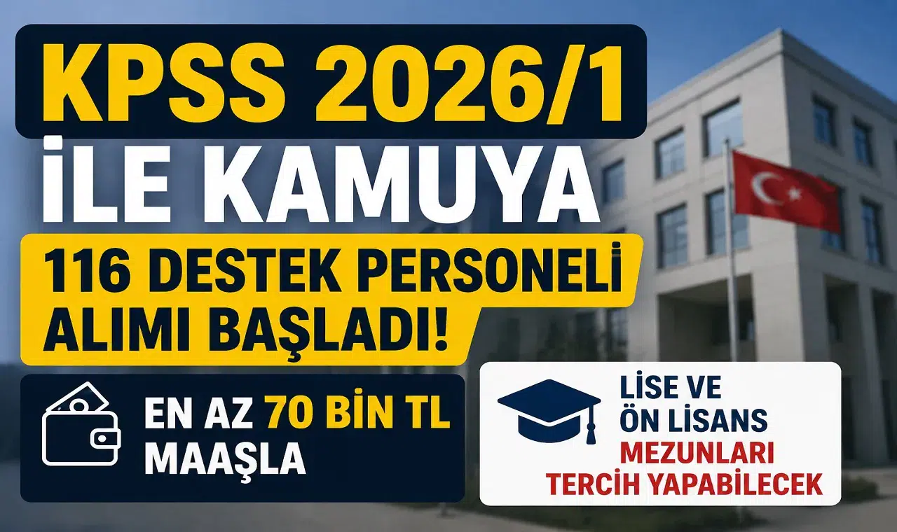 KPSS 2026/1 Tercihleri Başladı! Kamuya 69 Kurumda 2.083 Memur Alımı Yapılacak: İşte Kadrolar, Başvuru Şartları ve Tüm Detaylar