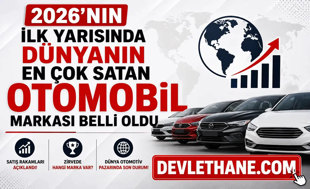 2026'nın İlk Yarısında Dünyanın En Çok Satan Otomobil Markası Belli Oldu