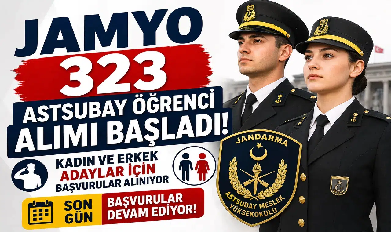 JAMYO 323 Astsubay Öğrenci Alımı Başladı! Kadın ve Erkek Adaylar İçin Başvurular Alınıyor