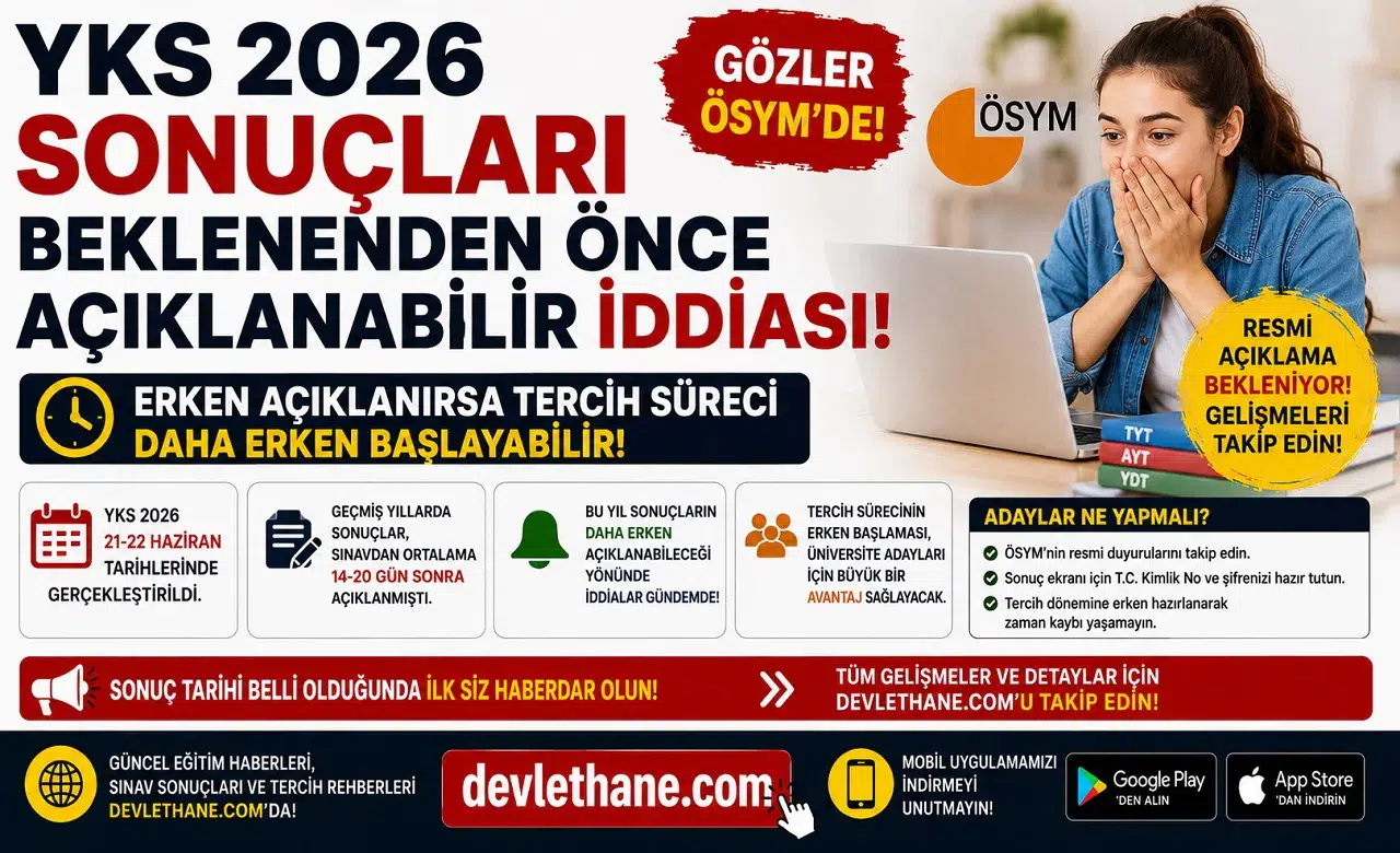 YKS 2026 Sonuçları Beklenenden Önce Açıklanabilir İddiası! Gözler ÖSYM'de