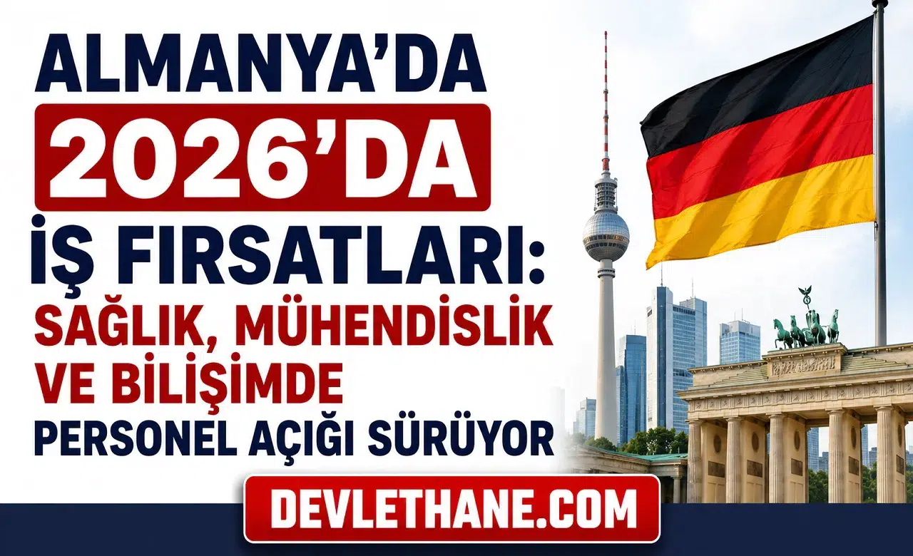 Almanya’da 2026’da İş Fırsatları: Sağlık, Mühendislik ve Bilişimde Personel Açığı Sürüyor