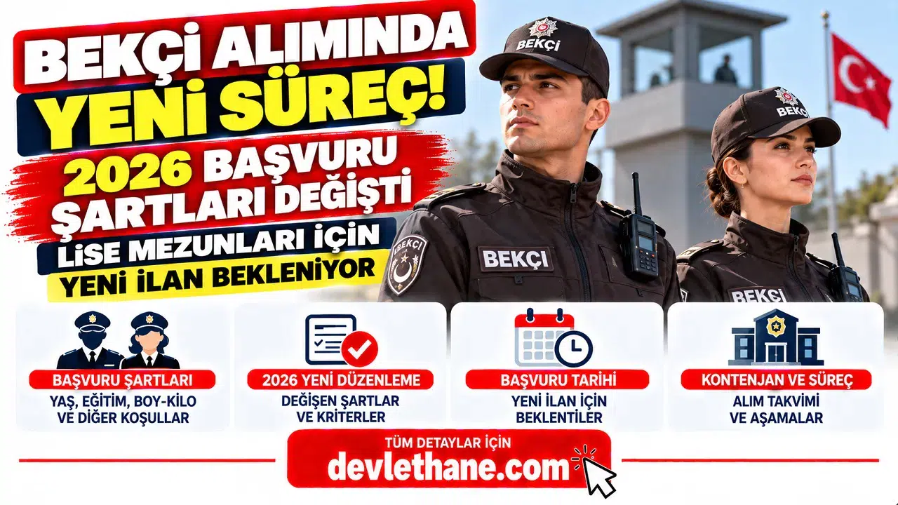 Bekçi Alımında Yeni Süreç! 2026 Başvuru Şartları Değişti: Lise Mezunları İçin Yeni İlan Bekleniyor