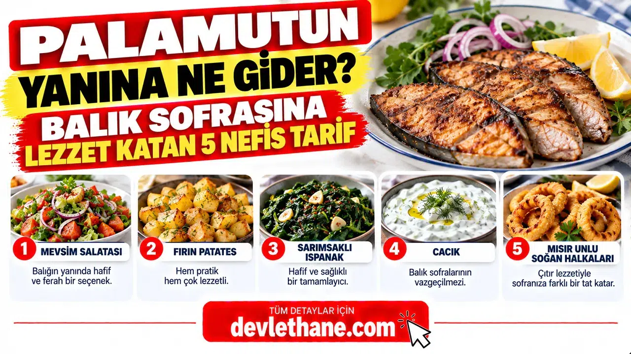 Palamutun Yanına Ne Gider? Balık Sofrasına Lezzet Katan 5 Nefis Tarif