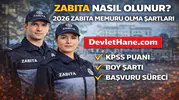 Zabıta Nasıl Olunur? 2026 Zabıta Memuru Olma Şartları, KPSS Puanı ve Başvuru Süreci