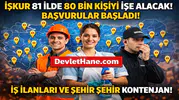 İŞKUR 81 İlde 80 Bin Personel Alımı Başladı! Hangi Şehirde Kaç İşçi Alınacak?