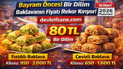 Bayram Öncesi Baklava Fiyatları Rekor Kırdı! Bir Dilim Baklava 80 TL’ye Dayandı (2026)