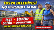 Tosya Belediyesi 40 Personel Alımı Yapacak! Başvurular Başladı
