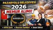 Pazaryolu Belediyesi 3 Kadroya Memur Alacak! Başvuru Tarihleri ve Şartları Açıklandı