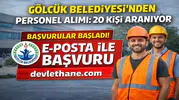 Gölcük Belediyesi 20 Personel Alımı Yapacak! Başvurular E-Posta ile Başladı