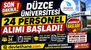 Düzce Üniversitesi 24 Personel Alımı Başladı! Başvurular e-Devlet Üzerinden Alınıyor