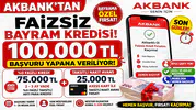 Akbank’tan Faizsiz 100 Bin TL Bayram Kredisi! Mobil Başvuru ile Anında Fırsat