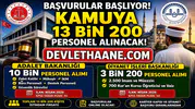 Başvurular Başlıyor: Kamuya 13 Bin 200 Personel Alımı! Nisan 2026 Büyük İstihdam Paketi