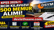 KPSS 2026/1 Tercih Kılavuzu ile 2500 Memur Alımı! Şartlar, Kadrolar ve Tarih