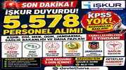 KPSS’siz Dev Alım Başladı! ASHB, DSİ, MEB, OGM, Jandarma ve Sağlık Bakanlığı 5578 İUP Personel Alımı Yapıyor